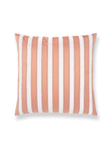 Scalamandre Piano Stripe 22 X 22 - Peach Decorative Pillow