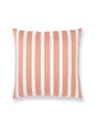 Scalamandre Piano Stripe 22 X 22 - Peach Decorative Pillow