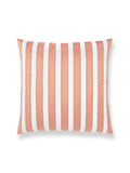 Scalamandre Piano Stripe 22 X 22 - Peach Decorative Pillow