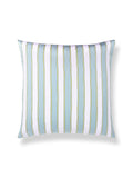 Scalamandre Piano Stripe 22 X 22 - Robin's Egg Decorative Pillow