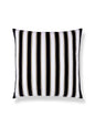 Scalamandre Piano Stripe 22 X 22 - Ebony Decorative Pillow