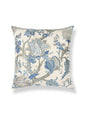 Scalamandre Indienne Lampas 24 X 24 - Federal Blue Decorative Pillow