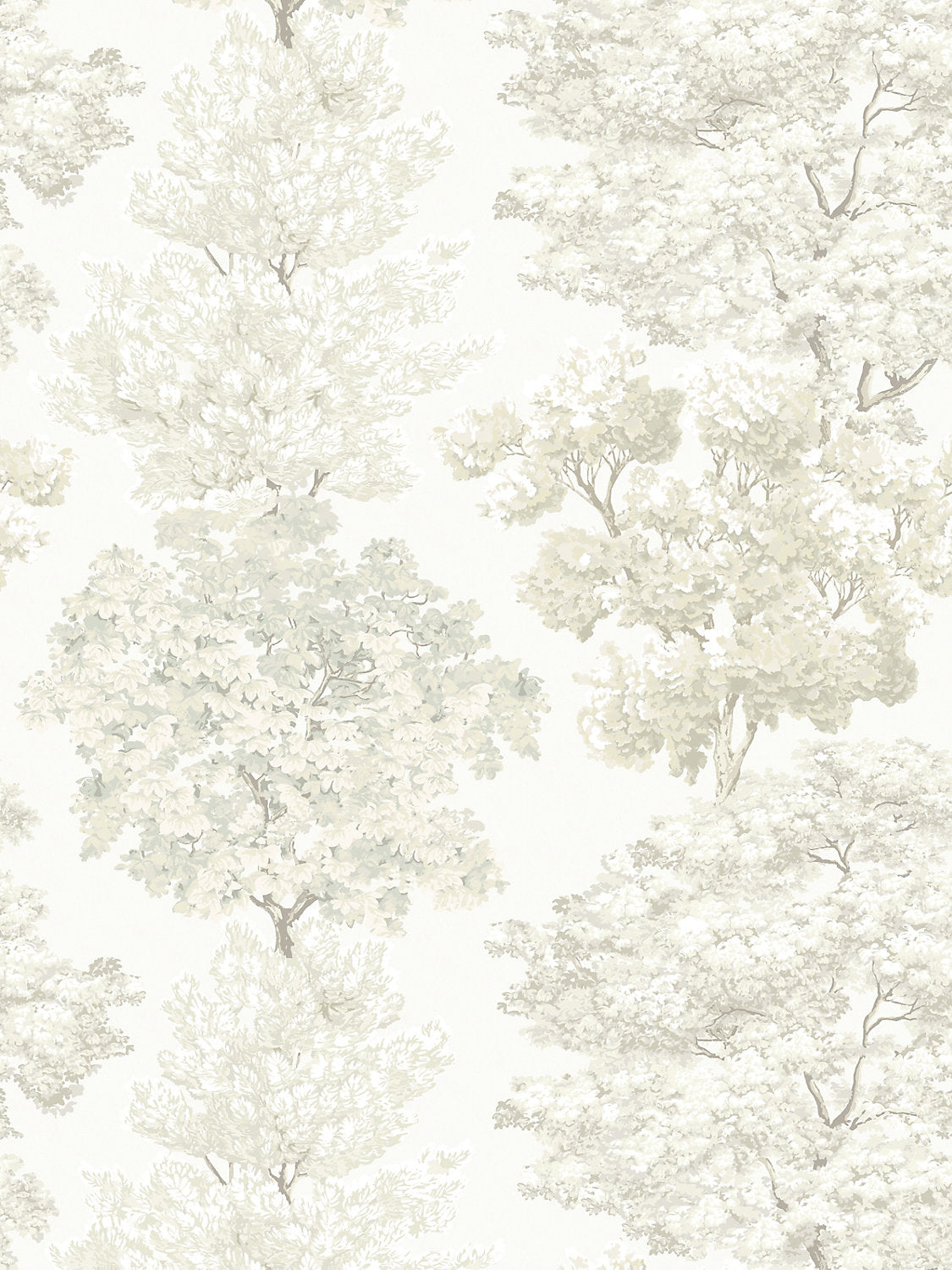 Scalamandre Central Park Ivory Wallcovering