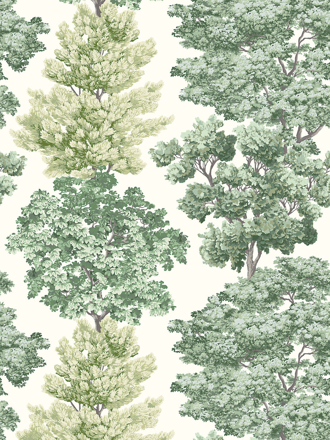 Old World Weavers Central Park Green Wallcovering
