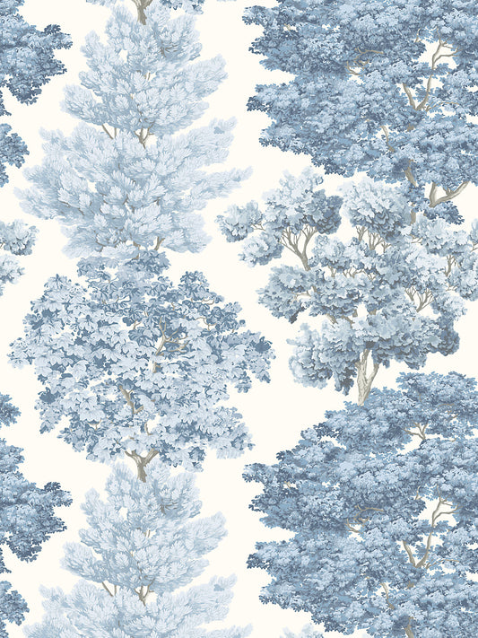 Old World Weavers Central Park Light Blue Wallcovering