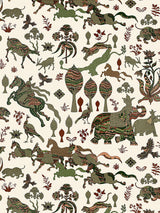 Old World Weavers Legends Olive Adobe Wallcovering