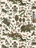Old World Weavers Legends Olive Adobe Wallcovering