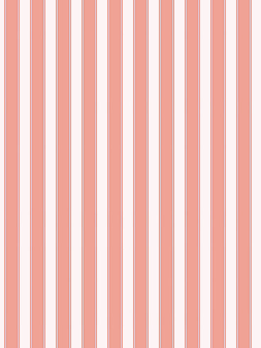 Scalamandre Piano Stripe Peach Wallcovering
