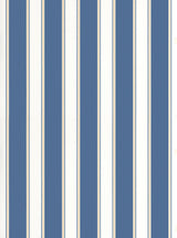 Scalamandre Accordion Stripe Indigo Wallcovering