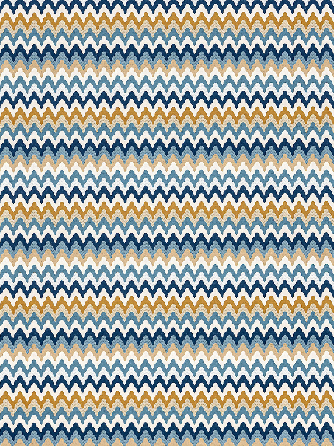 Old World Weavers Rainbow Mountain Denim Gold Wallcovering