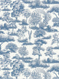 Scalamandre Garden Toile Indigo Wallcovering