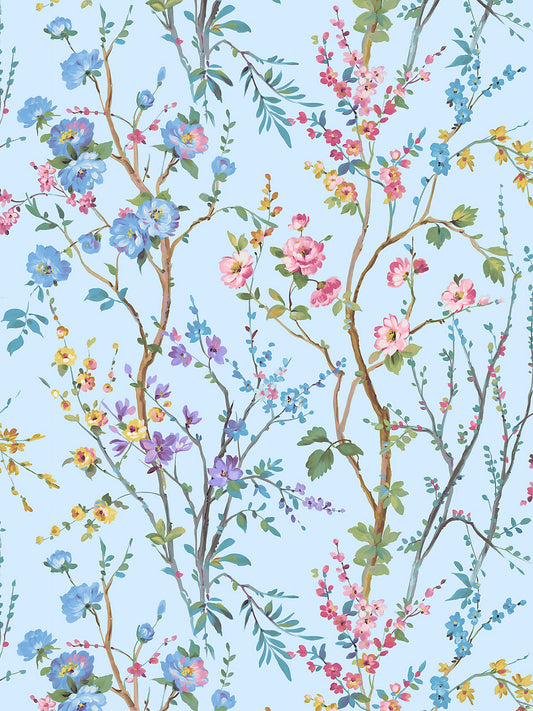 Old World Weavers Potpourri Bluebell Wallcovering