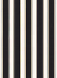 Scalamandre Accordion Stripe Onyx Wallcovering
