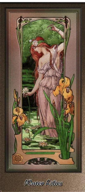 100% Silk Damask Peony River - Gold Dust Yellow Cream High End