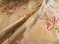 100%silk Lampas Garden Trail French Lace Creamy Gold MSRP USD 300+