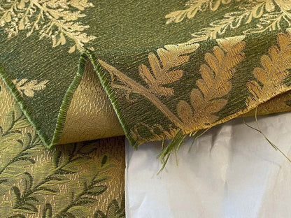 Bty Scalamandre Woodside Fern Alpine Gold Green Copper MSRP USD 480/Y