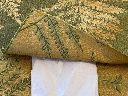 Bty Scalamandre Woodside Fern Alpine Gold Green Copper MSRP USD 480/Y