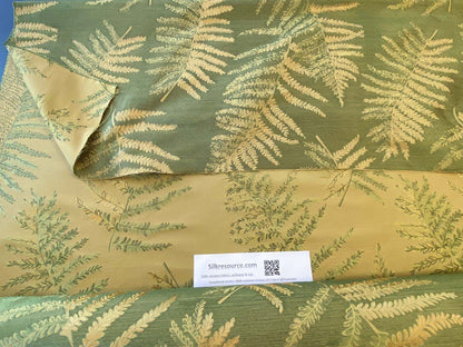 Bty Scalamandre Woodside Fern Alpine Gold Green Copper MSRP USD 480/Y
