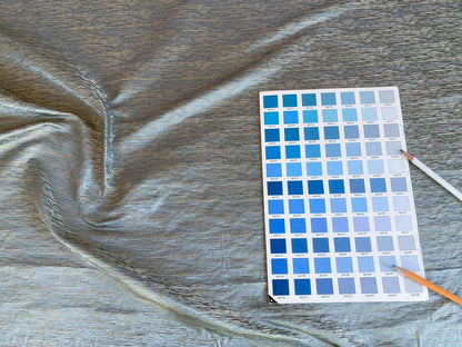 Scalamandre Essentia Powder Blue Textured Silk Old World Weavers MSRP USD 204/y