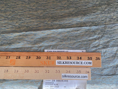 Scalamandre Essentia Powder Blue Textured Silk Old World Weavers MSRP USD 204/y