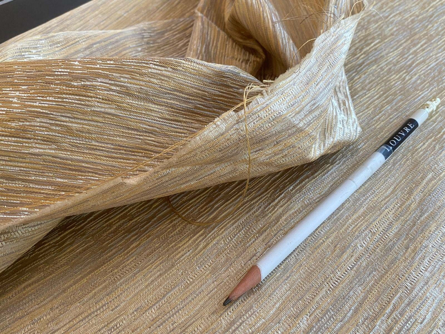 Scalamandre Essentia Vanilla Textured Silk Old World Weavers MSRP USD 204/y