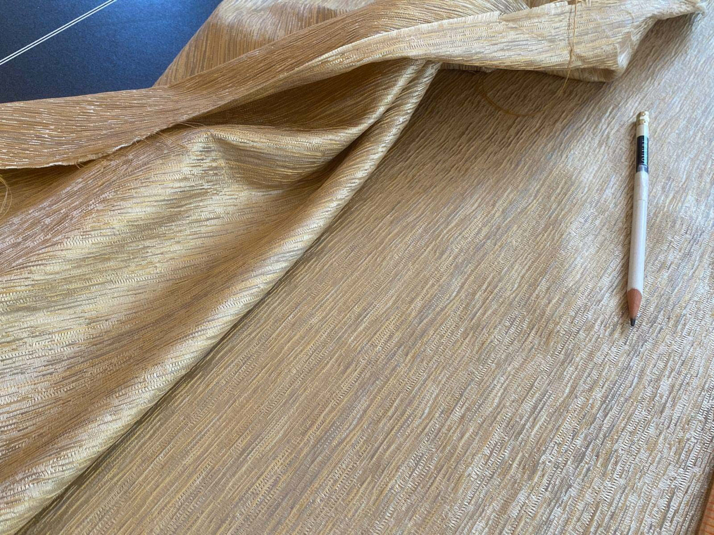 Scalamandre Essentia Vanilla Textured Silk Old World Weavers MSRP USD 204/y