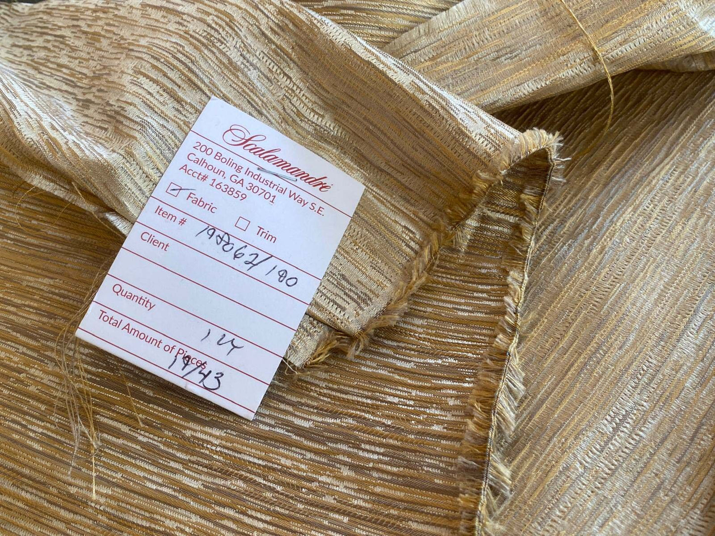 Scalamandre Essentia Vanilla Textured Silk Old World Weavers MSRP USD 204/y