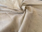 Scalamandre Grey Watkins Orissa Semi Sheer  Gold Silk Double Organza Damask Tulip Wildflower MSRP USD 212/Y