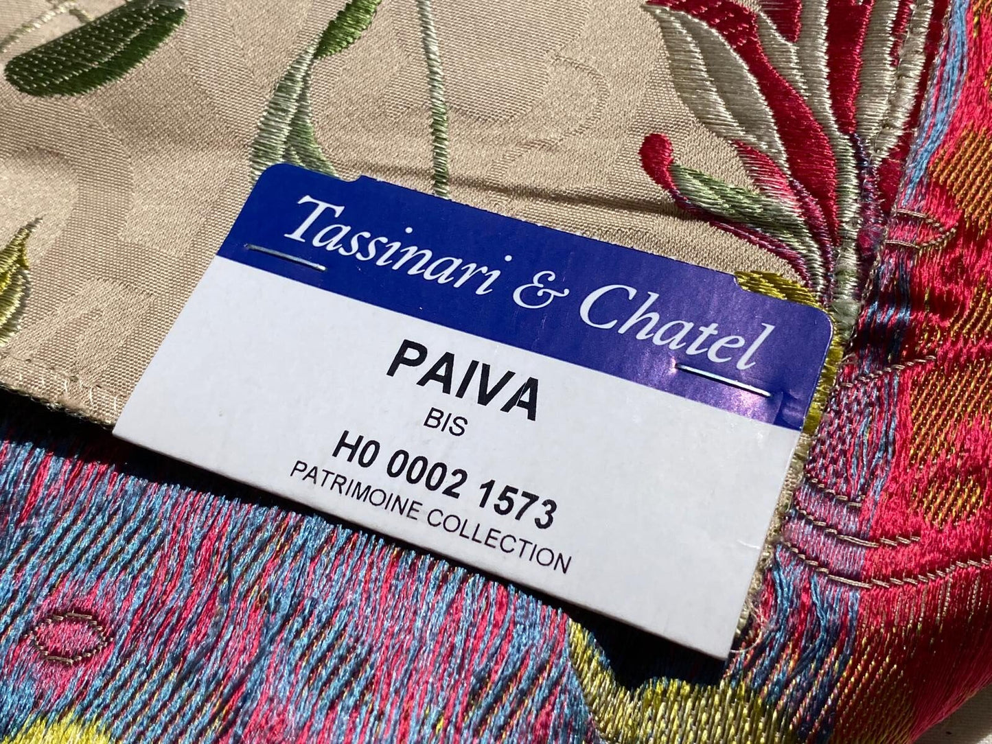 Tassinari and Chatel Scalamandre Paiva Bis Beige Floral Historic MSRP USD 2268/y