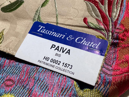Tassinari and Chatel Scalamandre Paiva Bis Beige Floral Historic MSRP USD 2268/y