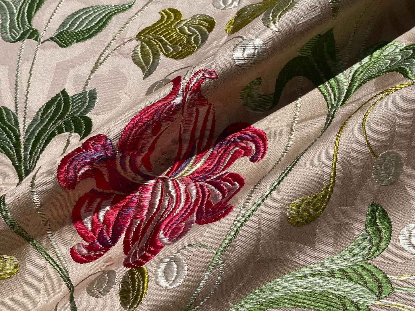 Tassinari and Chatel Scalamandre Paiva Bis Beige Floral Historic MSRP USD 2268/y