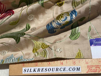 Tassinari and Chatel Scalamandre Paiva Bis Beige Floral Historic MSRP USD 2268/y