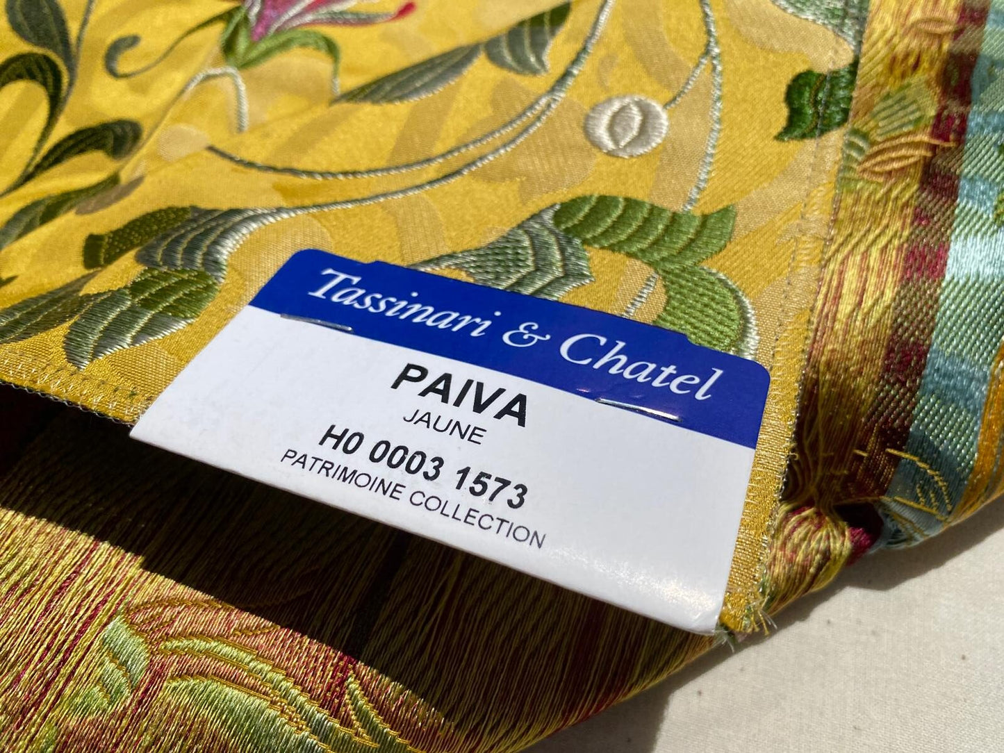 Tassinari and Chatel Scalamandre Paiva Jaune Yellow Floral Historic MSRP USD 2094/y  Special Order