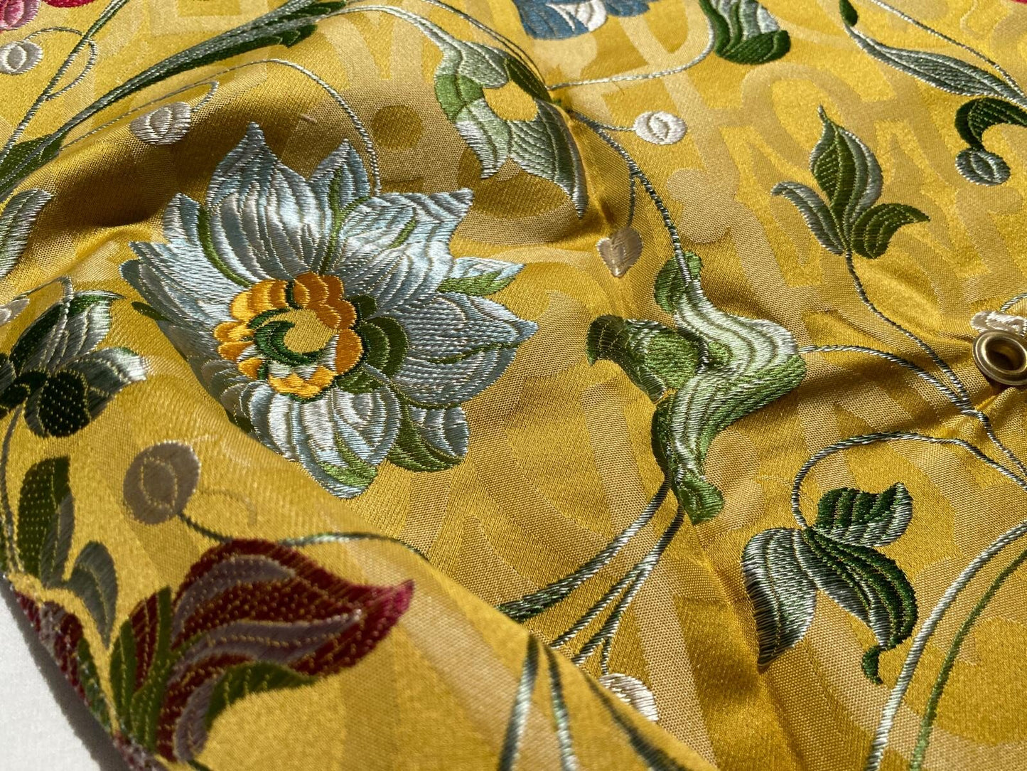 Tassinari and Chatel Scalamandre Paiva Jaune Yellow Floral Historic MSRP USD 2094/y  Special Order