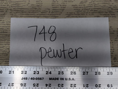 By Yard Filtered Sunray 100% Silk Damask Vine in Pin Stripe Paisley Pewter Tan Strie MSRP USD 275