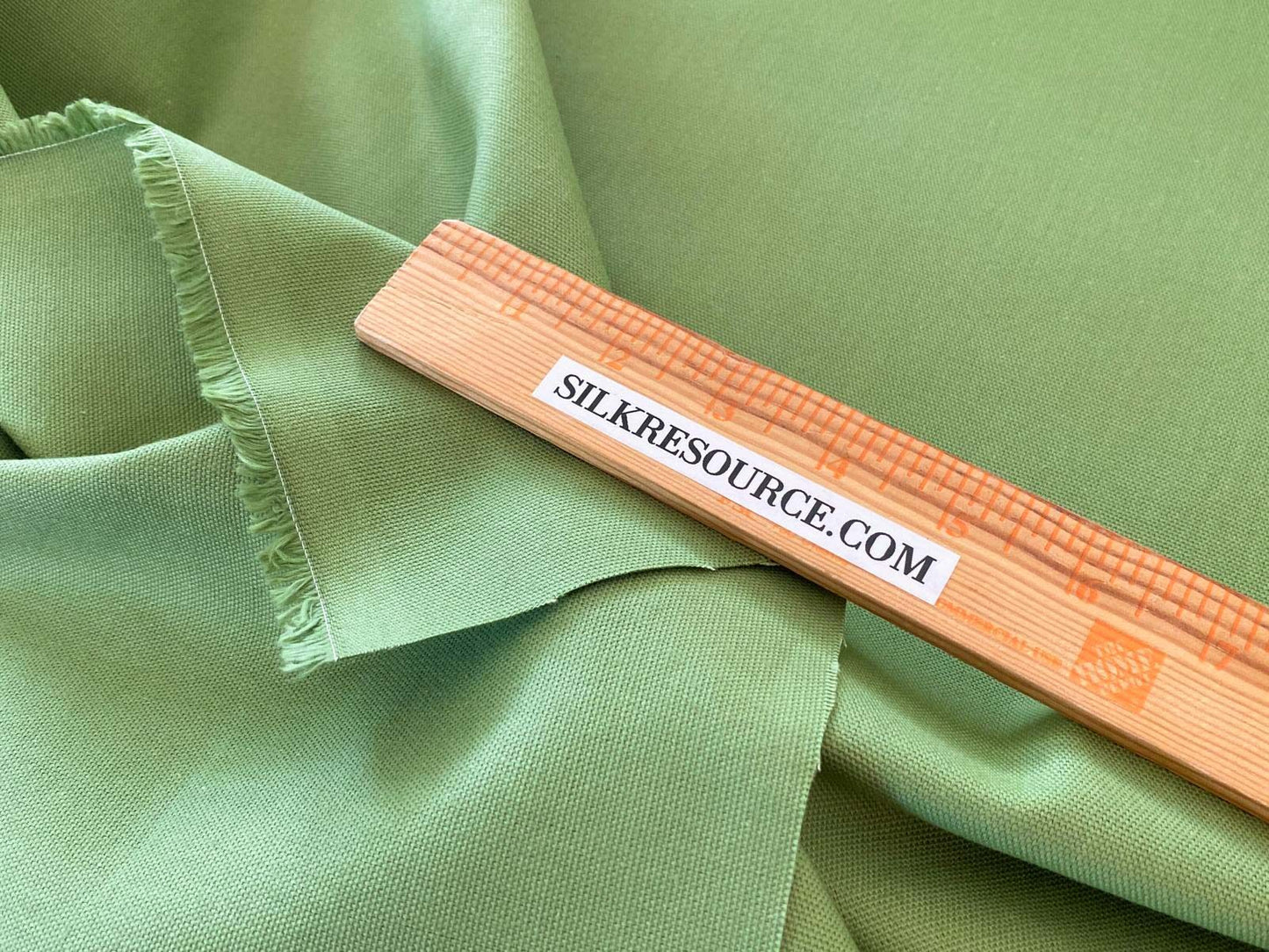 Scalamandre Canvas Avocado Green Cotton Canvas Medium Weight Made in US MSRP USD 69/Y