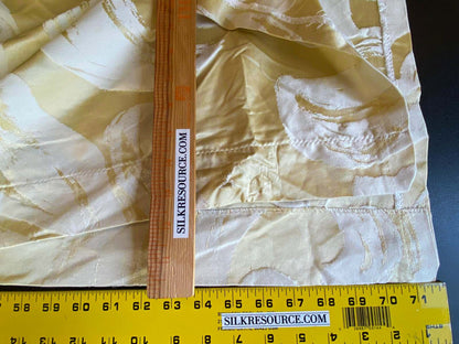 35 Berkbox65 Scalamandre Fonthill Duquette in Meringue Light Banana Yellow 2.4yards x 58"Wide
