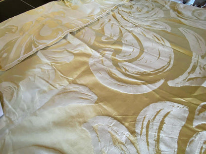 37 Berkbox65 Scalamandre Fonthill Duquette in Meringue Light Banana Yellow 1.35yards x 59"Wide MSRP USD 284/y