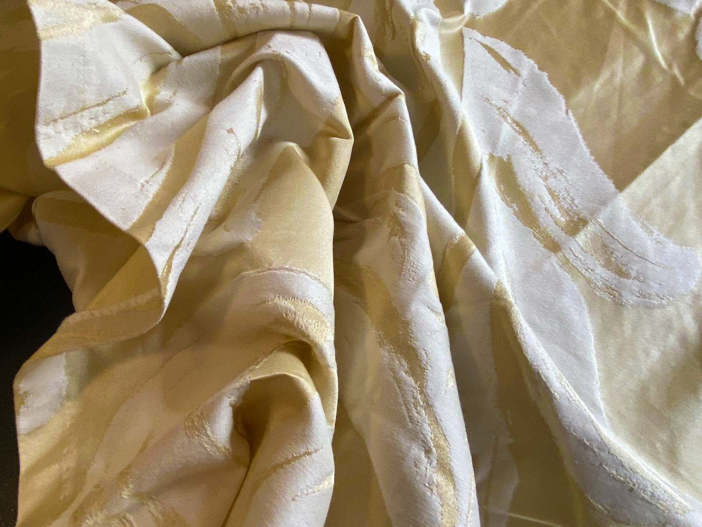 37 Berkbox65 Scalamandre Fonthill Duquette in Meringue Light Banana Yellow 1.35yards x 59"Wide MSRP USD 284/y