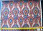 Scalamandre Bhutan Ikat Suzani Red/blue/multi Heavy Cotton MSRP USD 280/Y