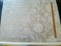 by yard Brunschwig &amp; Fils Upton Damask Linen Print Oyster White on White Heavy