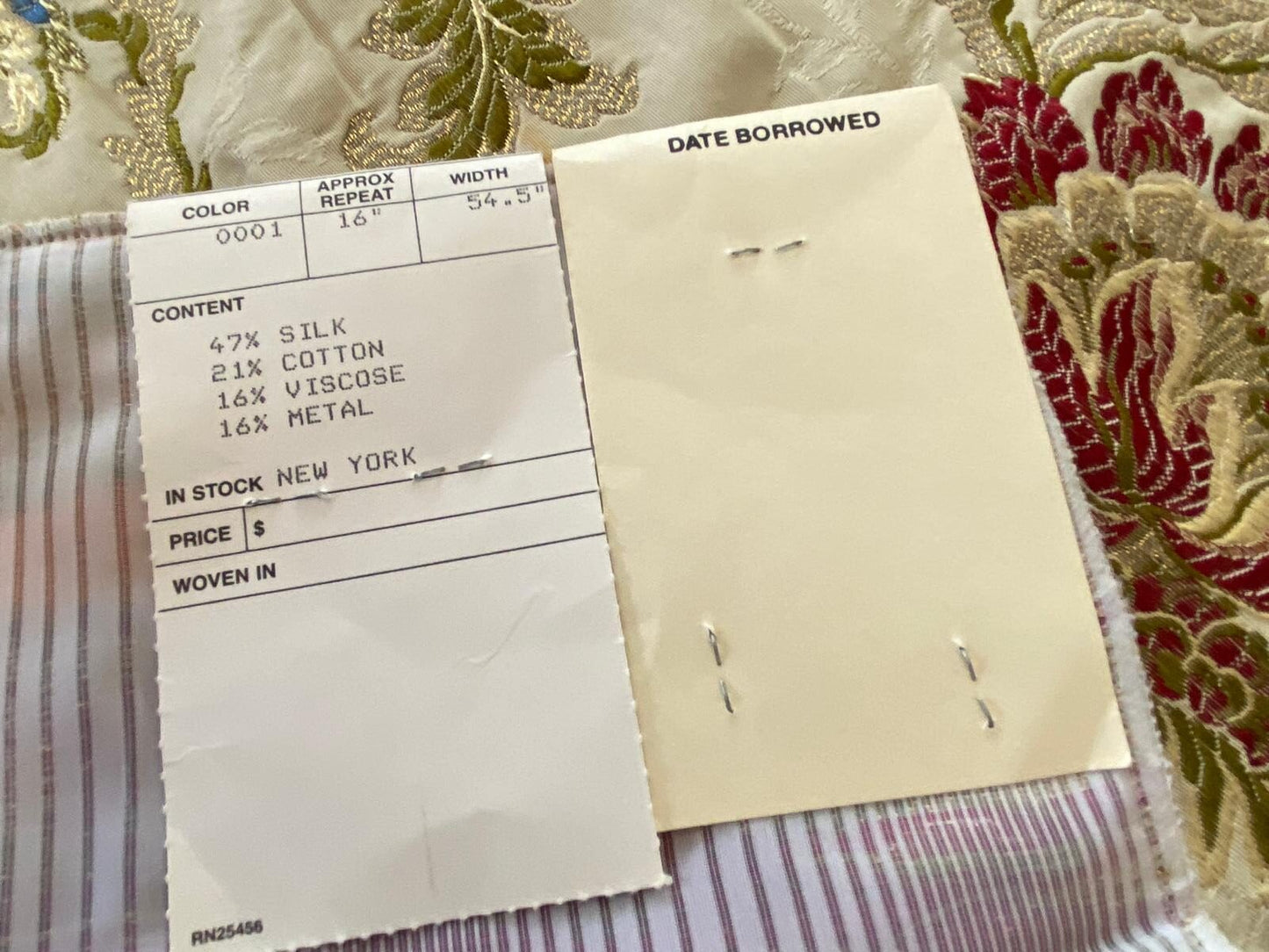 27b Berkbox49 Scalamandre Square Allegra Lampas Beige Floral MSRP USD 796/yard