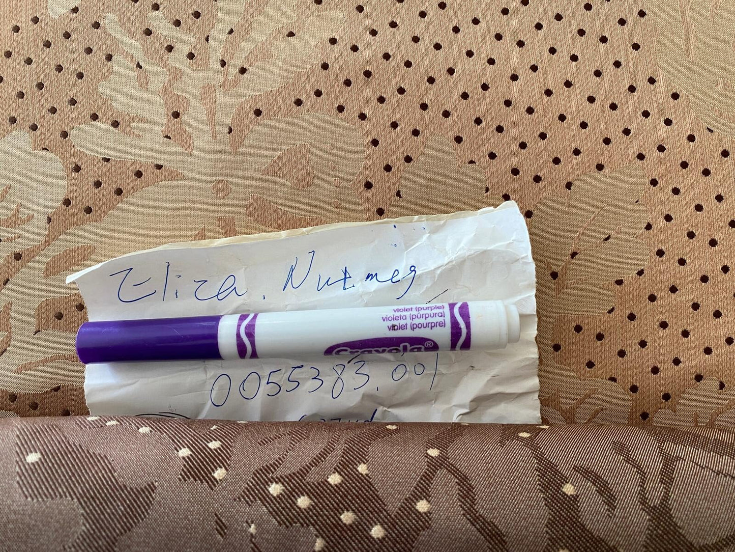 Lee Jofa Mulberry Home Eliza Nutmeg Copper Gold Rose MSRP USD 250/Y