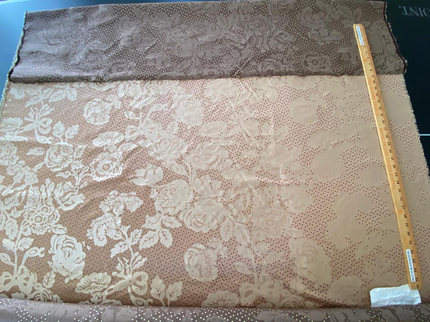 Lee Jofa Mulberry Home Eliza Nutmeg Copper Gold Rose MSRP USD 250/Y