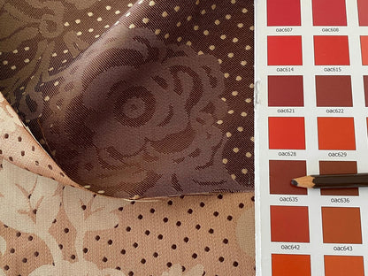 Lee Jofa Mulberry Home Eliza Nutmeg Copper Gold Rose MSRP USD 250/Y