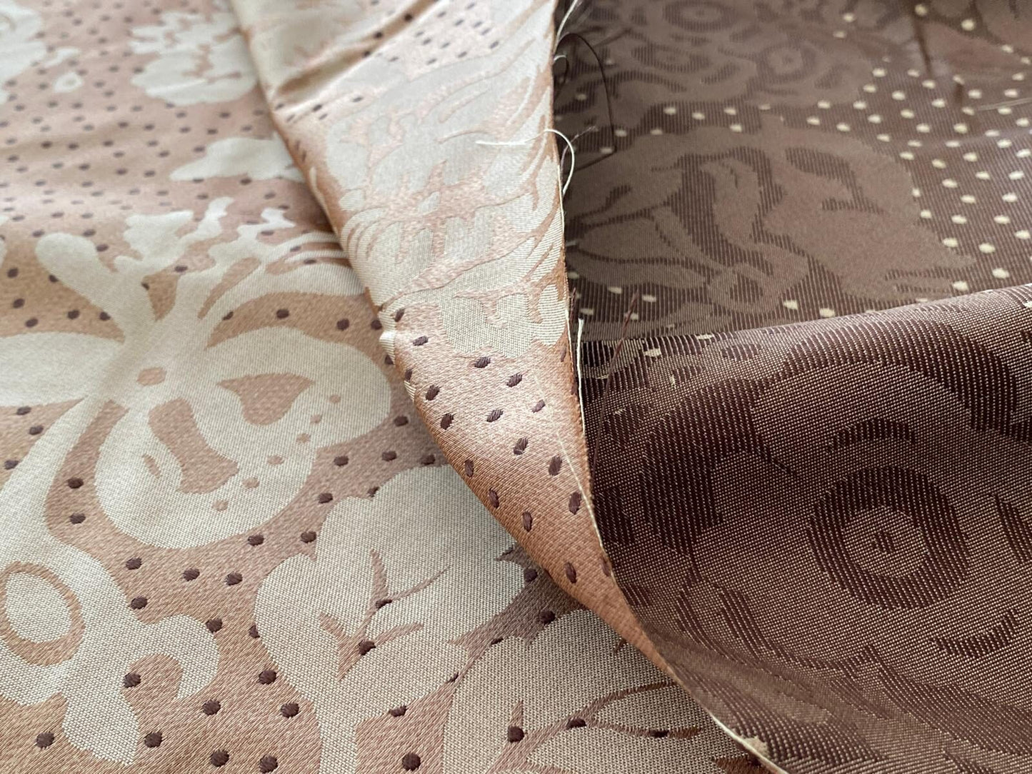 Lee Jofa Mulberry Home Eliza Nutmeg Copper Gold Rose MSRP USD 250/Y