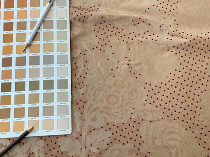 Lee Jofa Mulberry Home Eliza Nutmeg Copper Gold Rose MSRP USD 250/Y