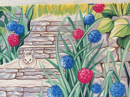 Scalamandre Giardinieri Multi Yellow Monkey Gardening Print MSRP USD 320/Y