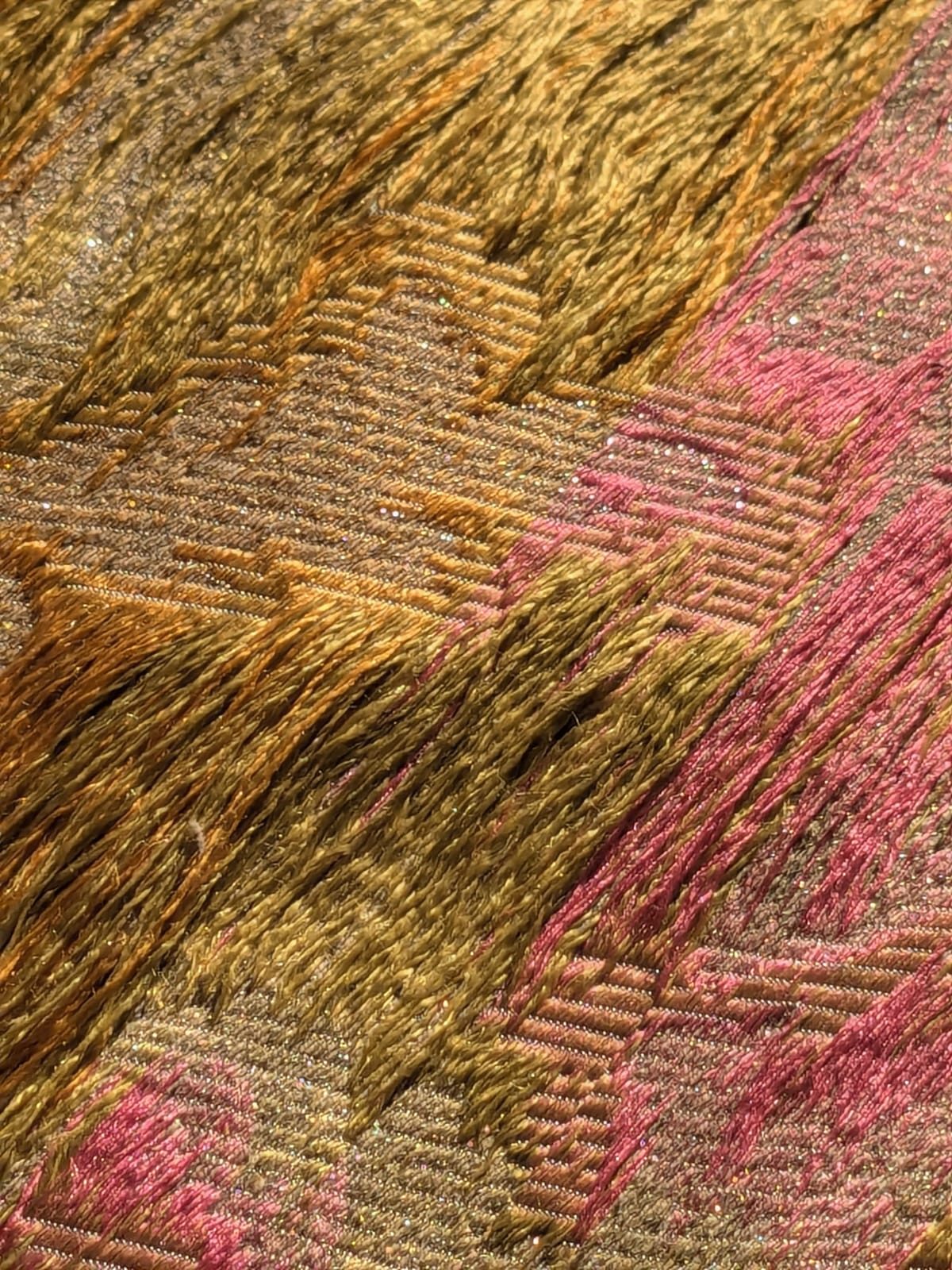 By Yd Scalamandre Old World Weavers Allegra Lampas II Candlelight Silk Oww Heavy MSRP USD 796/Y!