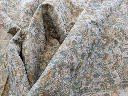 9 EV38 Scalamandre VELORUM Nile Sun Abstract Medallion Paisley MSRP USD236/y  2.4y x55"wide